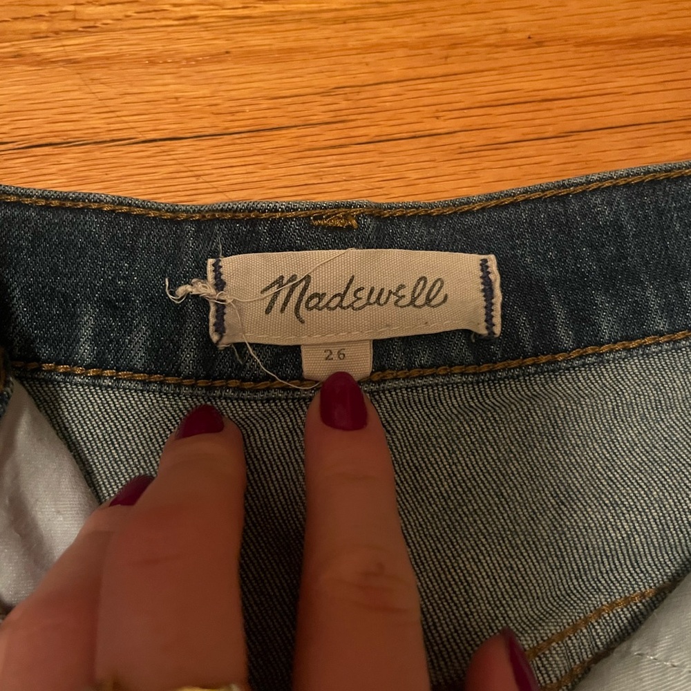 Madewell high rise denim shorts - Picture 3 of 8